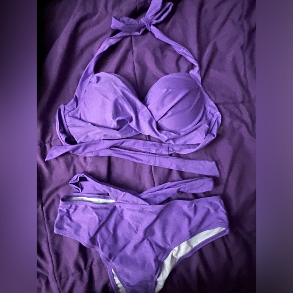 New purple bikini